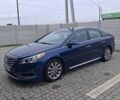 Синий Хендай Соната, объемом двигателя 2.36 л и пробегом 78 тыс. км за 14650 $, фото 1 на Automoto.ua