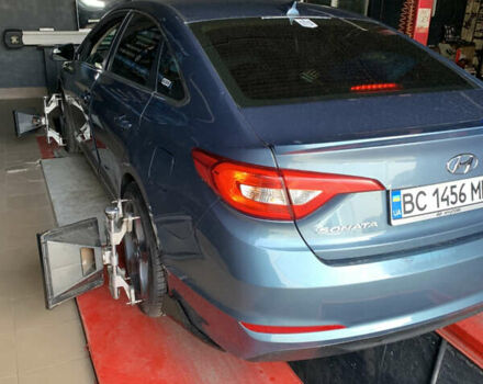 Синий Хендай Соната, объемом двигателя 2.4 л и пробегом 144 тыс. км за 12100 $, фото 19 на Automoto.ua