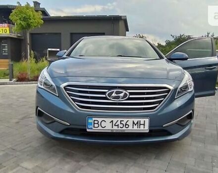 Синий Хендай Соната, объемом двигателя 2.4 л и пробегом 144 тыс. км за 12100 $, фото 7 на Automoto.ua