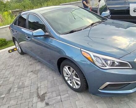 Синий Хендай Соната, объемом двигателя 2.4 л и пробегом 144 тыс. км за 12100 $, фото 8 на Automoto.ua
