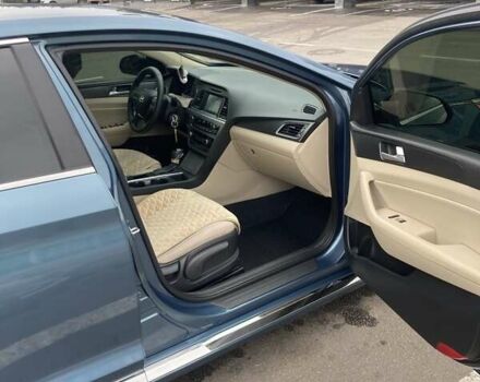 Синий Хендай Соната, объемом двигателя 2.4 л и пробегом 140 тыс. км за 12700 $, фото 7 на Automoto.ua
