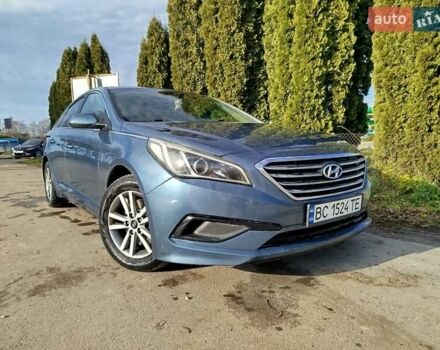 Синий Хендай Соната, объемом двигателя 2.36 л и пробегом 219 тыс. км за 10200 $, фото 3 на Automoto.ua