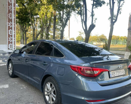 Синий Хендай Соната, объемом двигателя 2.36 л и пробегом 285 тыс. км за 10800 $, фото 7 на Automoto.ua