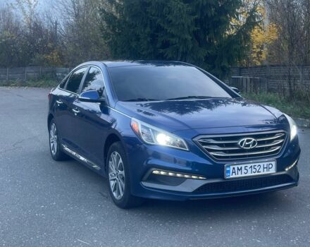 Хендай Соната 2016 в Житомире на Automoto.ua Синий Хендай Соната, объемом двигателя 2.4 л и пробегом 136 тыс. км за 13000 $, фото 4 на Automoto.ua