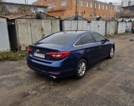 Синий Хендай Соната, объемом двигателя 2.36 л и пробегом 138 тыс. км за 8900 $, фото 4 на Automoto.ua