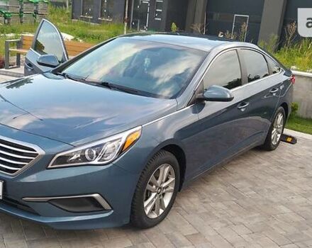 Синий Хендай Соната, объемом двигателя 2.4 л и пробегом 144 тыс. км за 12100 $, фото 10 на Automoto.ua