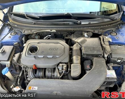 Синій Хендай Соната, об'ємом двигуна 2.4 л та пробігом 87 тис. км за 8900 $, фото 1 на Automoto.ua