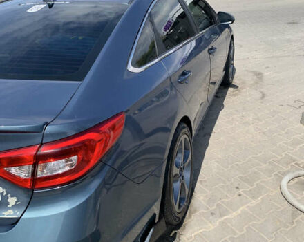 Синий Хендай Соната, объемом двигателя 2.4 л и пробегом 144 тыс. км за 12100 $, фото 3 на Automoto.ua