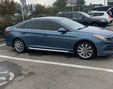 Синий Хендай Соната, объемом двигателя 2.4 л и пробегом 140 тыс. км за 12700 $, фото 6 на Automoto.ua
