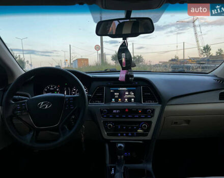 Синий Хендай Соната, объемом двигателя 2.4 л и пробегом 205 тыс. км за 12500 $, фото 12 на Automoto.ua