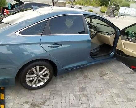 Синий Хендай Соната, объемом двигателя 2.4 л и пробегом 144 тыс. км за 12100 $, фото 9 на Automoto.ua