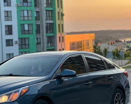 Синий Хендай Соната, объемом двигателя 2.4 л и пробегом 200 тыс. км за 10000 $, фото 1 на Automoto.ua