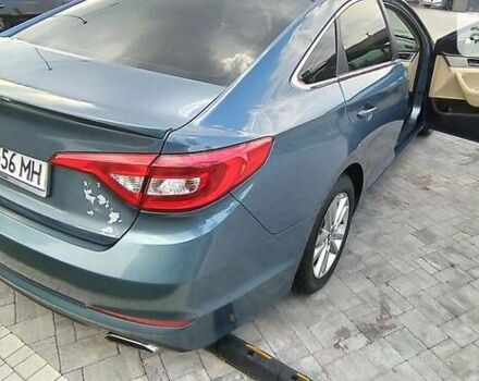 Синий Хендай Соната, объемом двигателя 2.4 л и пробегом 144 тыс. км за 12100 $, фото 12 на Automoto.ua