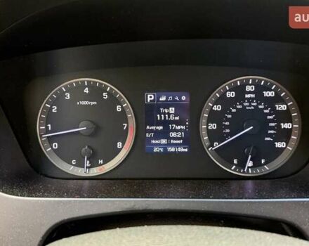 Синий Хендай Соната, объемом двигателя 2.36 л и пробегом 252 тыс. км за 9790 $, фото 14 на Automoto.ua