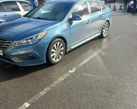 Синій Хендай Соната, об'ємом двигуна 2.36 л та пробігом 130 тис. км за 10800 $, фото 1 на Automoto.ua
