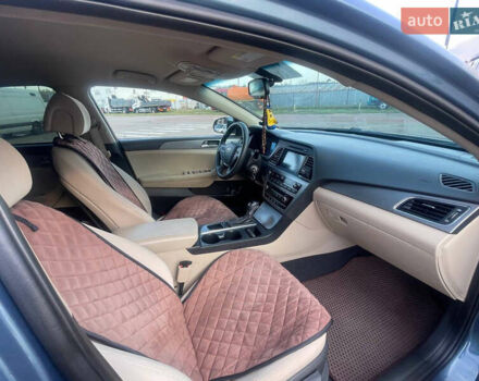 Синий Хендай Соната, объемом двигателя 2.36 л и пробегом 210 тыс. км за 9500 $, фото 9 на Automoto.ua