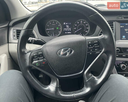 Синий Хендай Соната, объемом двигателя 2.36 л и пробегом 142 тыс. км за 11900 $, фото 7 на Automoto.ua