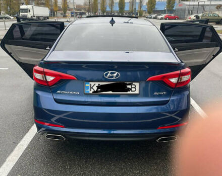 Синий Хендай Соната, объемом двигателя 2.36 л и пробегом 142 тыс. км за 11900 $, фото 5 на Automoto.ua