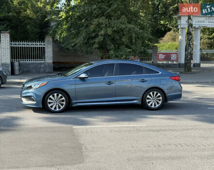 Синий Хендай Соната, объемом двигателя 2.4 л и пробегом 78 тыс. км за 11700 $, фото 13 на Automoto.ua