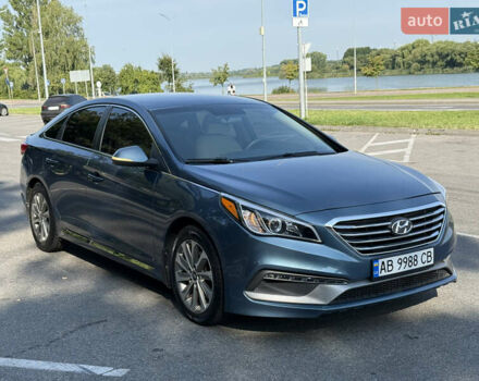 Синий Хендай Соната, объемом двигателя 2.4 л и пробегом 78 тыс. км за 11700 $, фото 15 на Automoto.ua