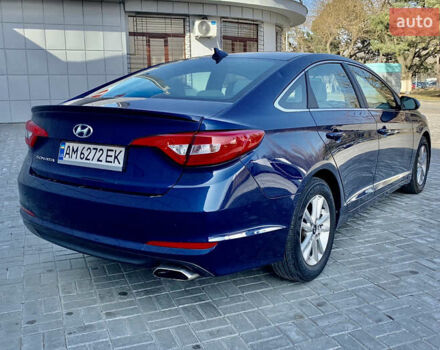 Синий Хендай Соната, объемом двигателя 2.4 л и пробегом 163 тыс. км за 11200 $, фото 3 на Automoto.ua