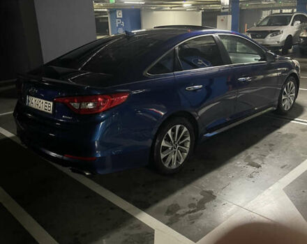 Синий Хендай Соната, объемом двигателя 2.36 л и пробегом 142 тыс. км за 11900 $, фото 19 на Automoto.ua