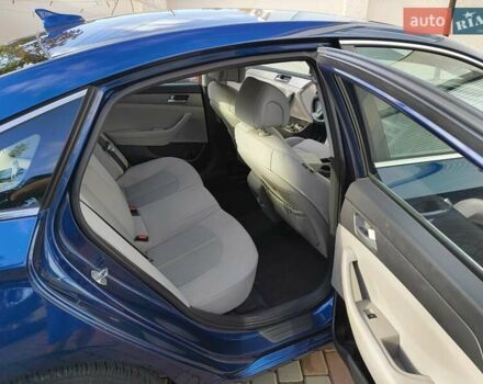 Синий Хендай Соната, объемом двигателя 2.36 л и пробегом 150 тыс. км за 10700 $, фото 9 на Automoto.ua