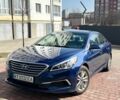 Синий Хендай Соната, объемом двигателя 2.36 л и пробегом 165 тыс. км за 10500 $, фото 1 на Automoto.ua