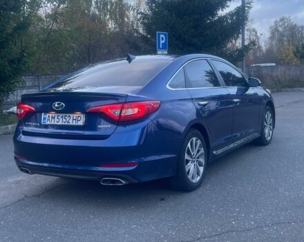 Хендай Соната 2016 в Житомире на Automoto.ua Синий Хендай Соната, объемом двигателя 2.4 л и пробегом 136 тыс. км за 13000 $, фото 1 на Automoto.ua