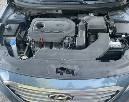 Синий Хендай Соната, объемом двигателя 2.36 л и пробегом 285 тыс. км за 10800 $, фото 18 на Automoto.ua