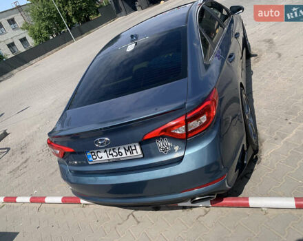 Синий Хендай Соната, объемом двигателя 2.4 л и пробегом 144 тыс. км за 12100 $, фото 16 на Automoto.ua