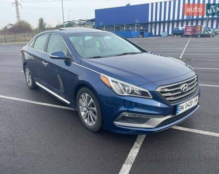 Синій Хендай Соната, об'ємом двигуна 2.36 л та пробігом 162 тис. км за 12500 $, фото 2 на Automoto.ua