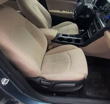 Синий Хендай Соната, объемом двигателя 2.36 л и пробегом 120 тыс. км за 10500 $, фото 9 на Automoto.ua