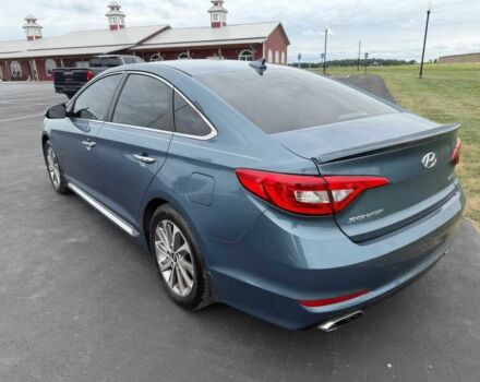 Синий Хендай Соната, объемом двигателя 2.4 л и пробегом 52 тыс. км за 5500 $, фото 4 на Automoto.ua