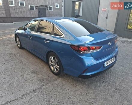 Хендай Соната 2017 в Киеве на Automoto.ua Синий Хендай Соната, объемом двигателя 2.36 л и пробегом 90 тыс. км за 11999 $, фото 11 на Automoto.ua