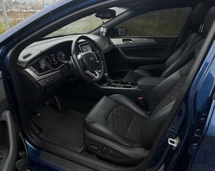 Синий Хендай Соната, объемом двигателя 2.4 л и пробегом 148 тыс. км за 13500 $, фото 8 на Automoto.ua