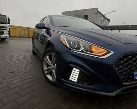 Синий Хендай Соната, объемом двигателя 2.4 л и пробегом 148 тыс. км за 13500 $, фото 4 на Automoto.ua