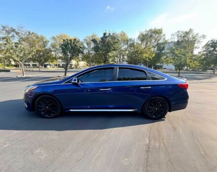 Синий Хендай Соната, объемом двигателя 2.4 л и пробегом 65 тыс. км за 9600 $, фото 1 на Automoto.ua