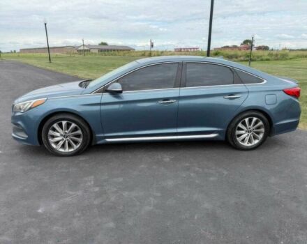 Синий Хендай Соната, объемом двигателя 2.4 л и пробегом 52 тыс. км за 5500 $, фото 3 на Automoto.ua