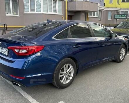 Синий Хендай Соната, объемом двигателя 2.36 л и пробегом 150 тыс. км за 11200 $, фото 1 на Automoto.ua