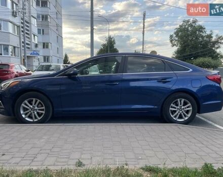 Синий Хендай Соната, объемом двигателя 2.36 л и пробегом 150 тыс. км за 11200 $, фото 6 на Automoto.ua