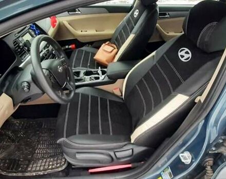 Синий Хендай Соната, объемом двигателя 2.36 л и пробегом 120 тыс. км за 10500 $, фото 5 на Automoto.ua