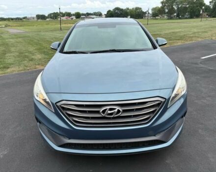 Синий Хендай Соната, объемом двигателя 2.4 л и пробегом 52 тыс. км за 5500 $, фото 1 на Automoto.ua