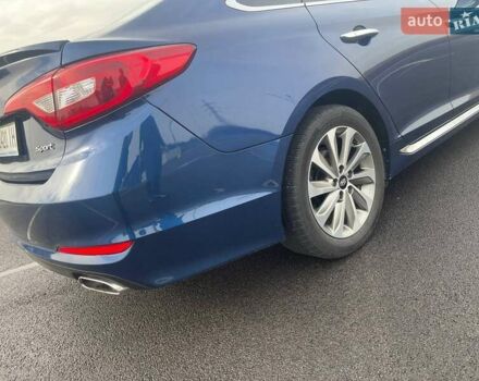 Синій Хендай Соната, об'ємом двигуна 2.36 л та пробігом 162 тис. км за 12500 $, фото 8 на Automoto.ua