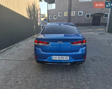 Хендай Соната 2017 в Киеве на Automoto.ua Синий Хендай Соната, объемом двигателя 2.36 л и пробегом 90 тыс. км за 11999 $, фото 10 на Automoto.ua