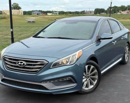 Синий Хендай Соната, объемом двигателя 2.4 л и пробегом 52 тыс. км за 5500 $, фото 2 на Automoto.ua