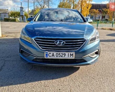 Синий Хендай Соната, объемом двигателя 2.36 л и пробегом 120 тыс. км за 10500 $, фото 4 на Automoto.ua