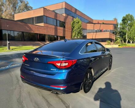 Синий Хендай Соната, объемом двигателя 2.4 л и пробегом 65 тыс. км за 9600 $, фото 2 на Automoto.ua