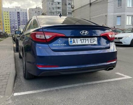 Синий Хендай Соната, объемом двигателя 2.36 л и пробегом 150 тыс. км за 11200 $, фото 2 на Automoto.ua