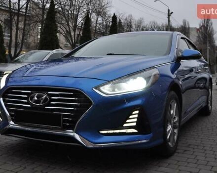 Синій Хендай Соната, об'ємом двигуна 2.4 л та пробігом 62 тис. км за 15200 $, фото 1 на Automoto.ua